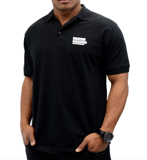 Corporate Merchandise: Logo printing on cotton Polo t-shirts