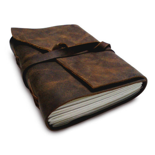 Corporate Merchandise: Logo printing on leather diary