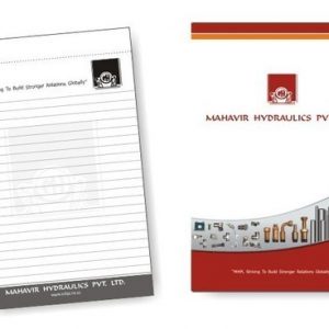 Corporate Merchandise: Logo printing on plain notepads