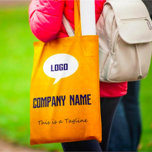 Corporate Merchandise: Logo printing on cloth bags for your employees, clients and event attendees